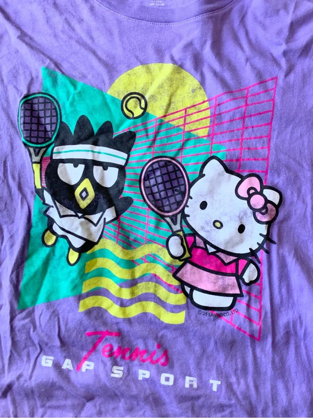 GAP Kids Hello Kitty Tennis Sport Cropped Tee Girls XXL 14/16